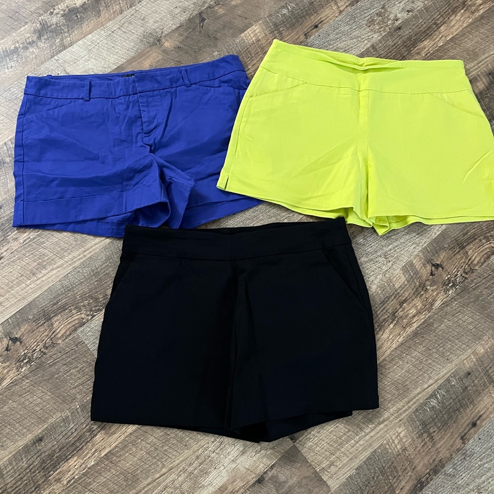 Versona Purple and Black Stylish Shorts